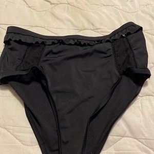 Black bathing suit bottoms size Small
